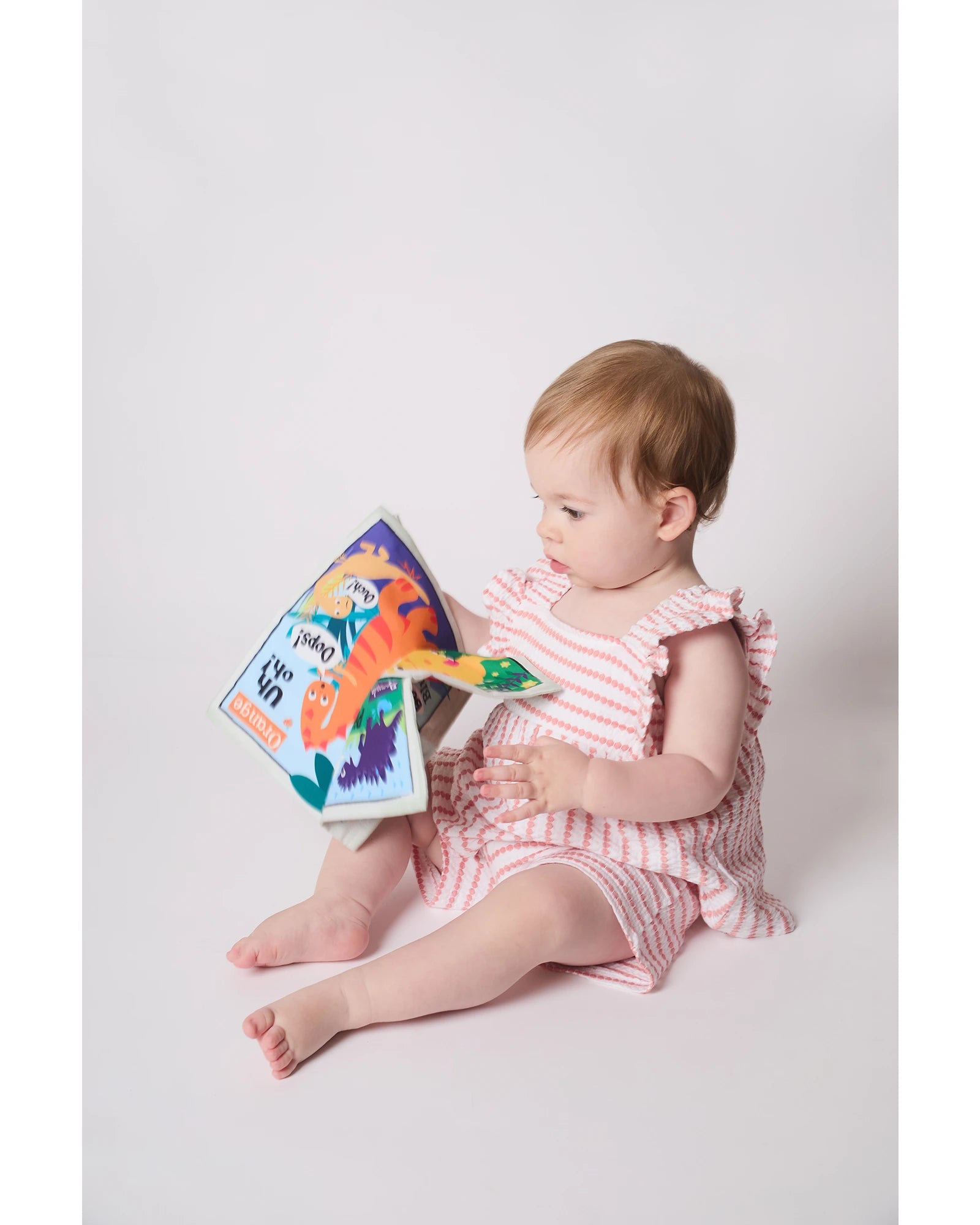 Jo & NicS Crinkly Cloth Books - Rainbow Dinosaurs