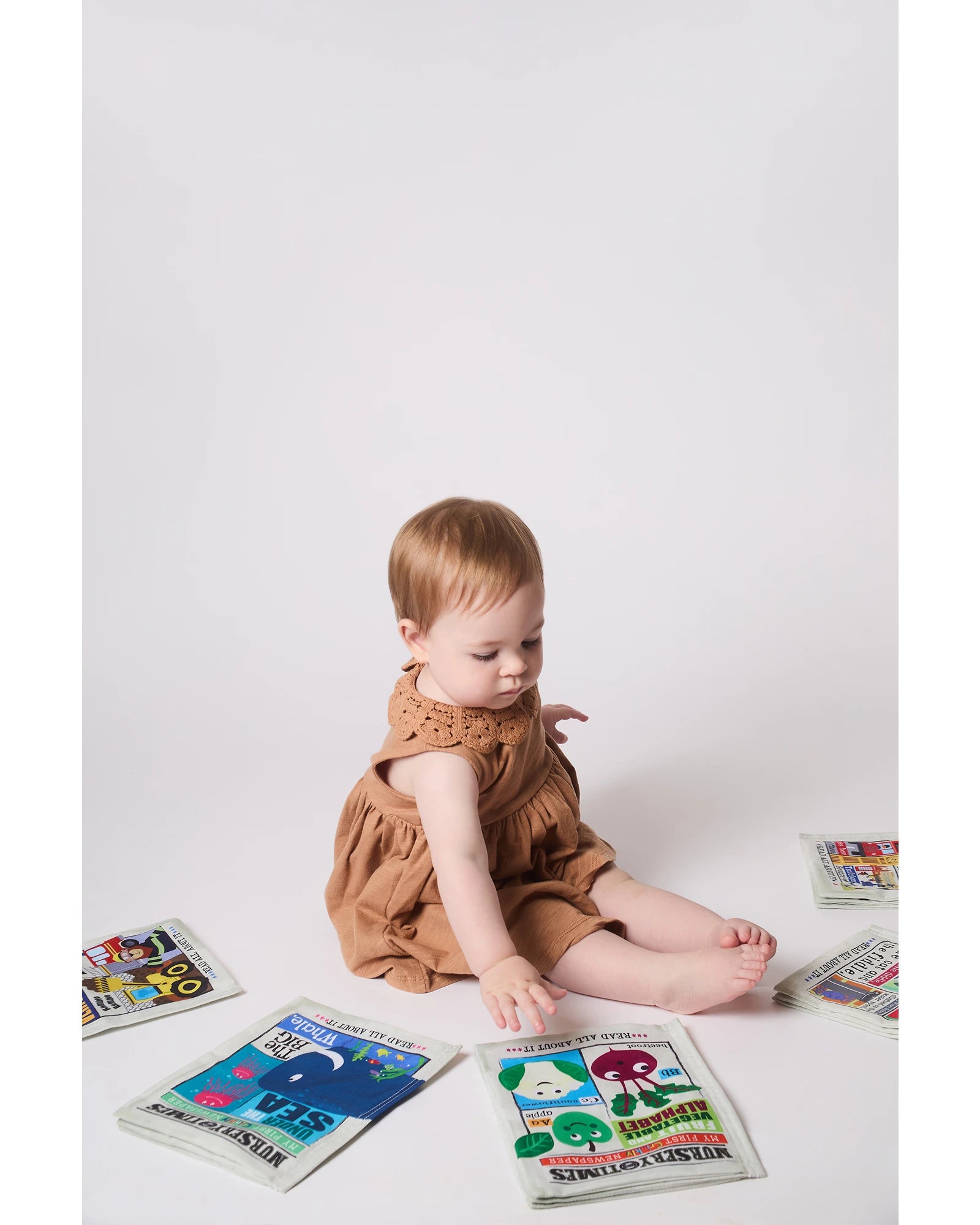 Jo & NicS Crinkly Cloth Books - Fruit & Veg