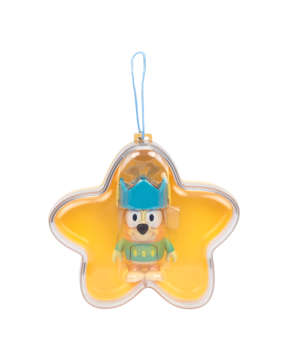 Bluey S11 Christmas Star Toy Ornaments Single Pack 12 Piece - Assorted