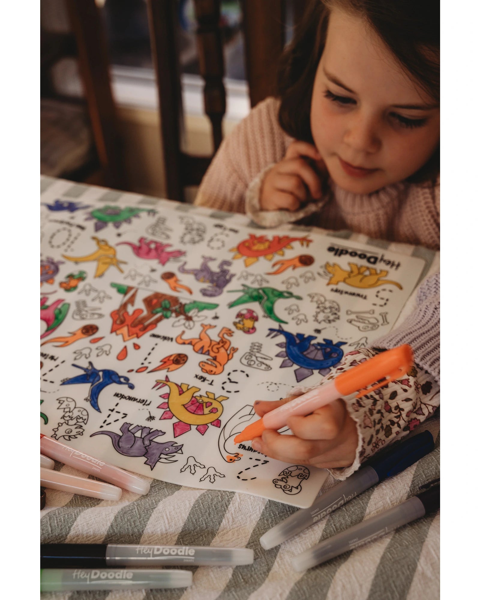 HeyDoodle Mats 123 Series Dinosaur