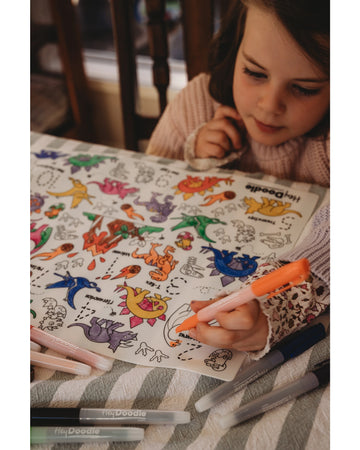 HeyDoodle Mats 123 Series Dinosaur