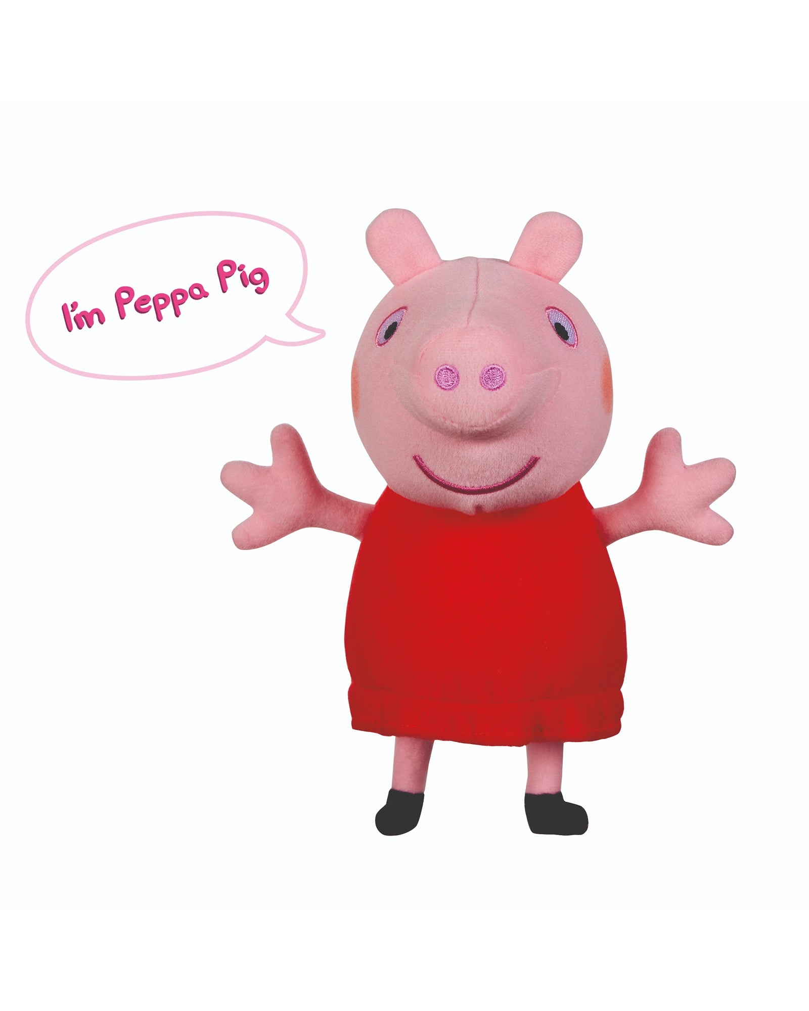 PEPPA PIG TALKING SOFT TOY (RED DRESS)