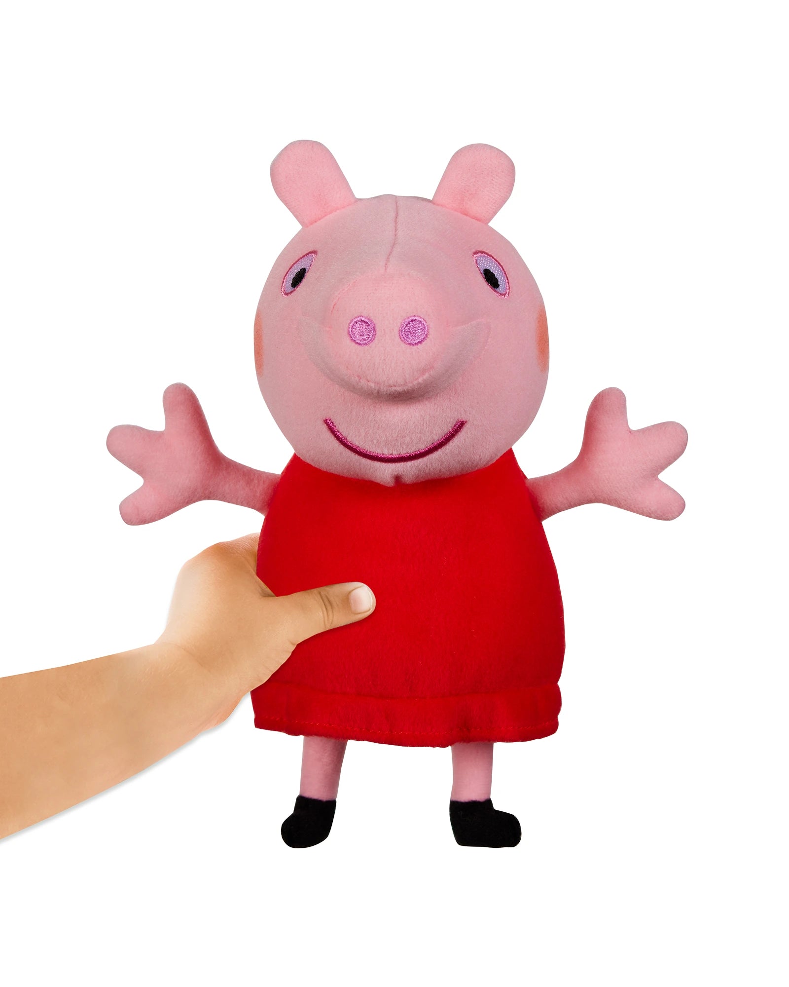 PEPPA PIG TALKING SOFT TOY (RED DRESS)