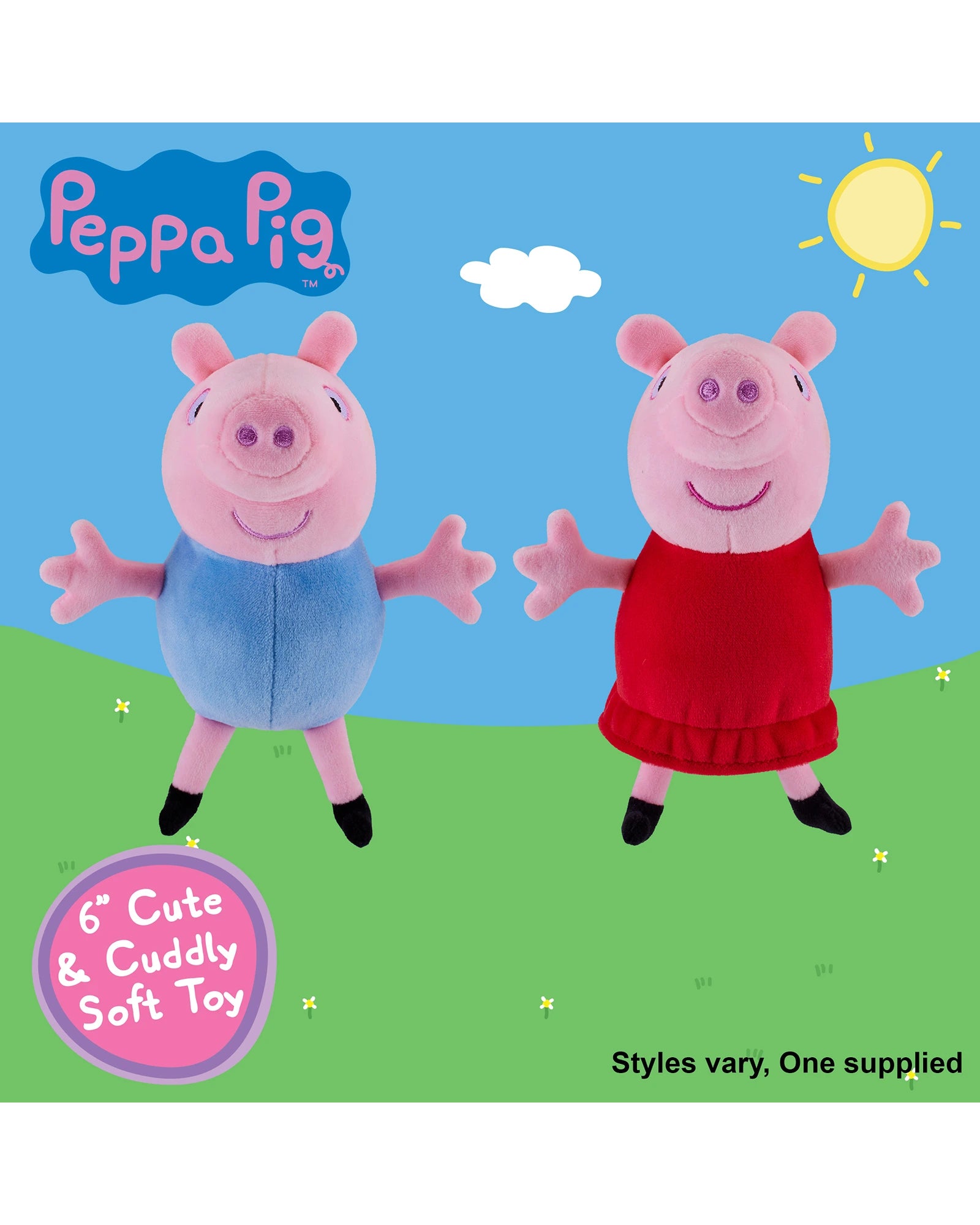 Peppa Pig Collectable Soft Toys - Assorted