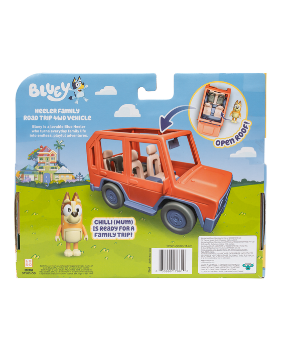Bluey S11 Heeler Family Road Trip 4Wd Vehicle