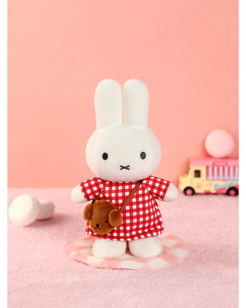 Miffy Checkered Dress with Snuffy Bag