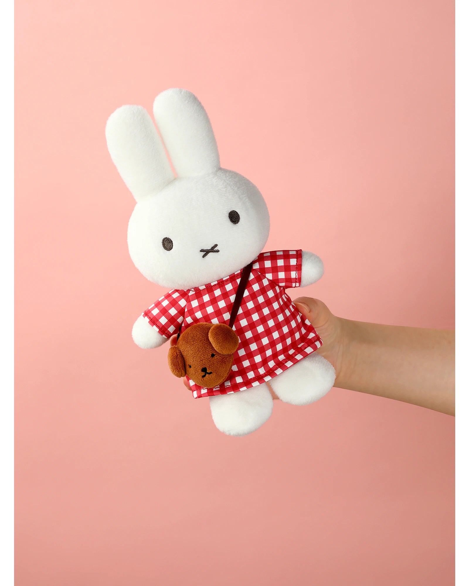 Miffy Checkered Dress with Snuffy Bag