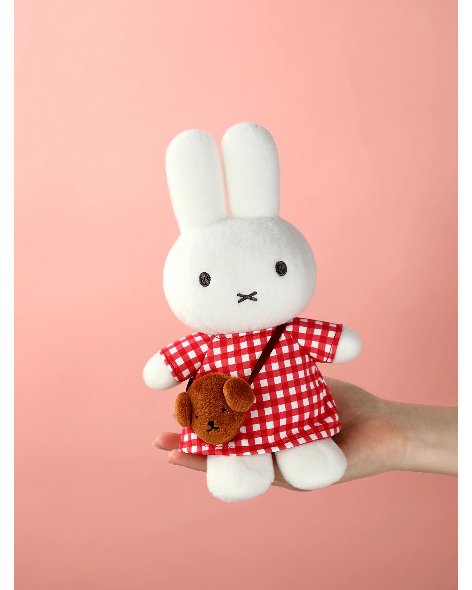 Miffy Checkered Dress with Snuffy Bag