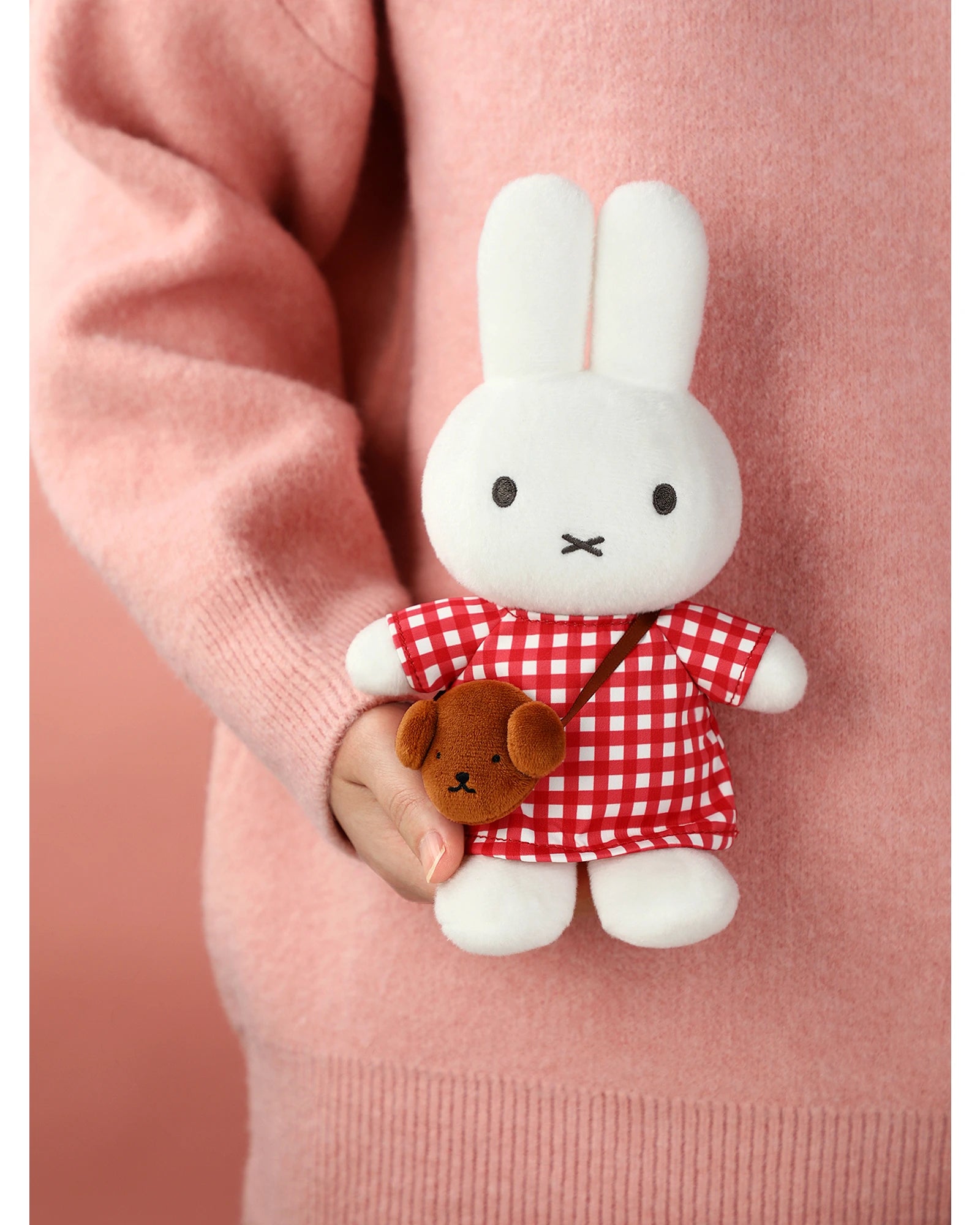 Miffy Checkered Dress with Snuffy Bag