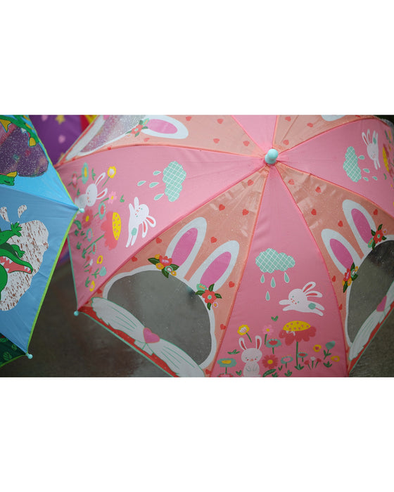 Gift Junction Colour Changing Dome Umbrella Bunnies