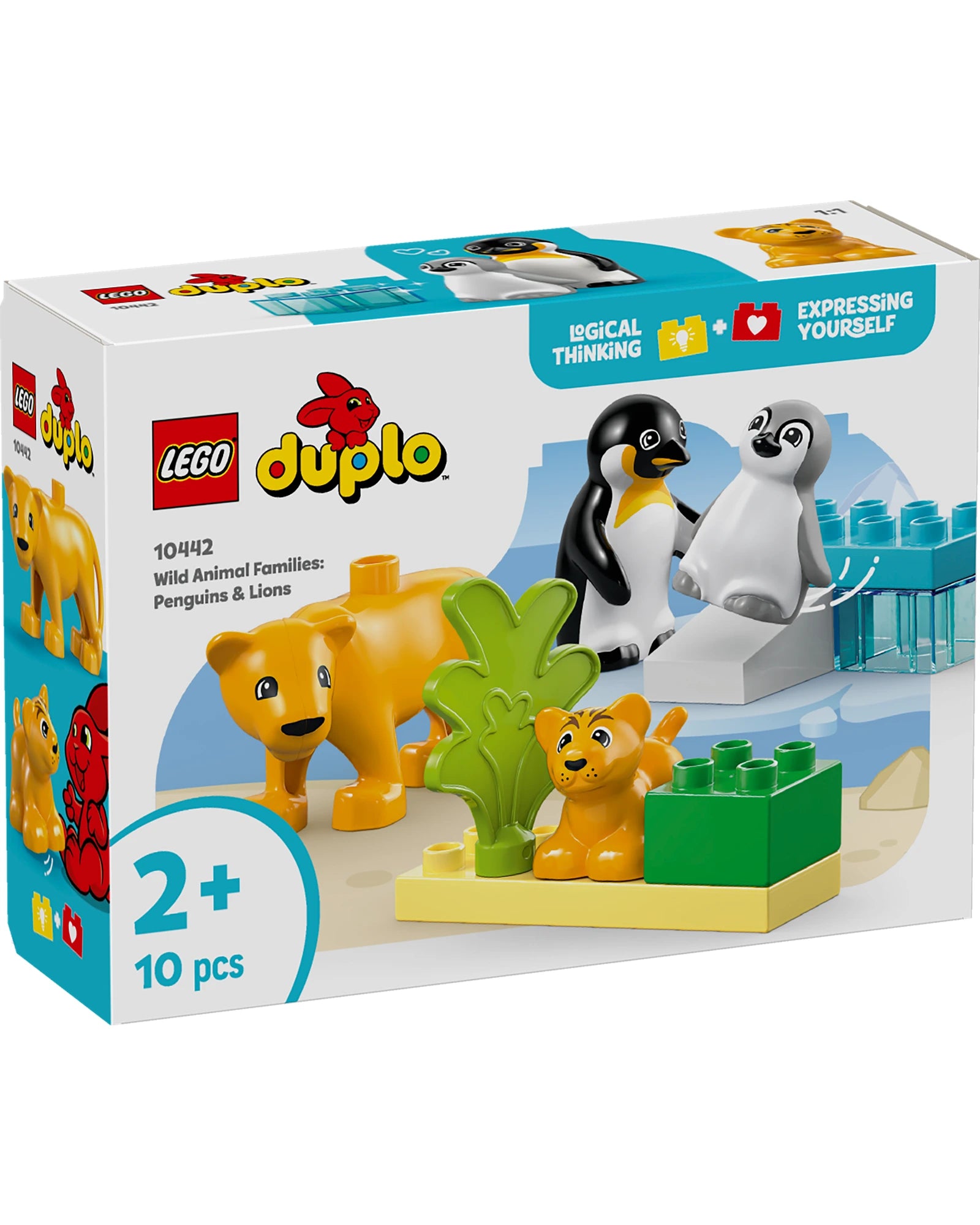 10442 Wild Animal Families Penguins & Lions