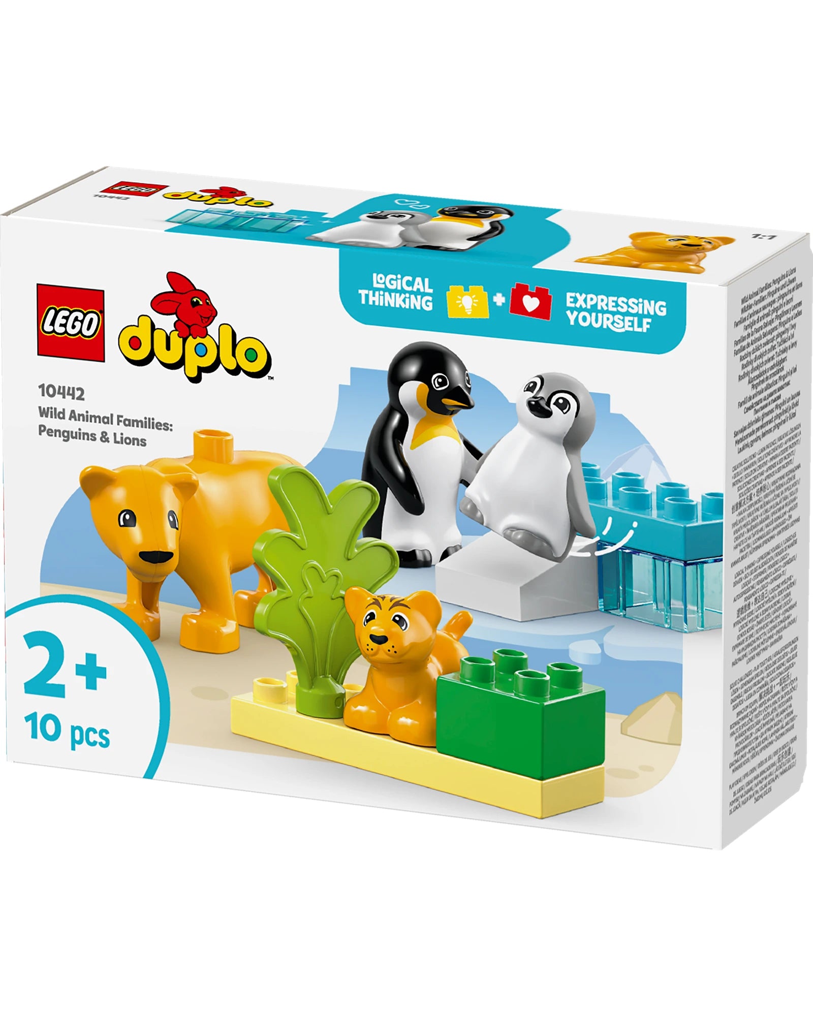 10442 Wild Animal Families Penguins & Lions
