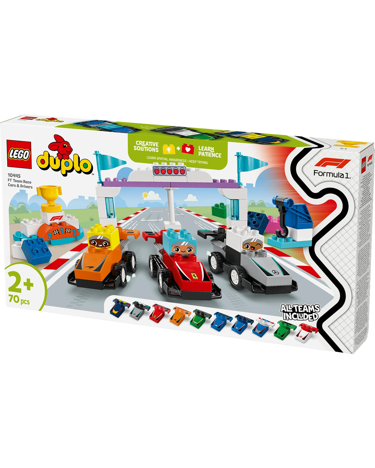 Kid Stuff The Racer 10445 F1 Team Race Cars & Drivers – Kidstuff