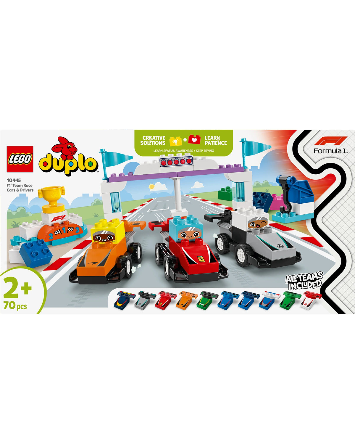 Kid Stuff The Racer 10445 F1 Team Race Cars & Drivers – Kidstuff