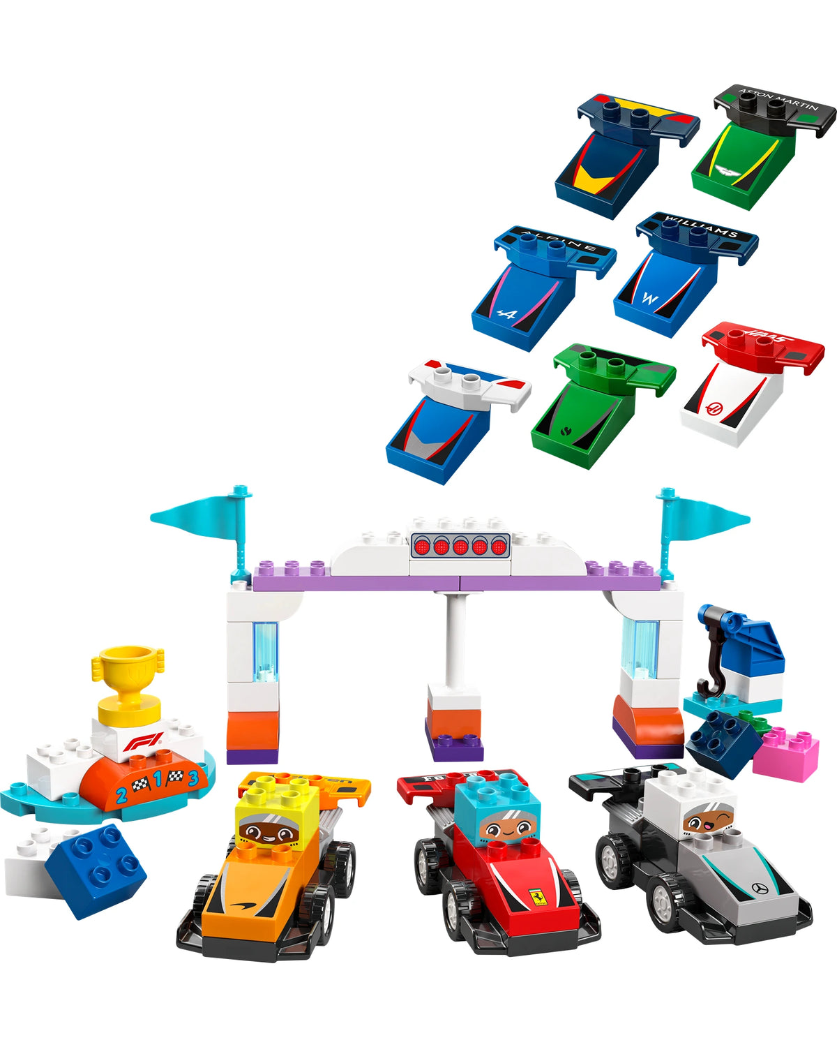 Kid Stuff The Racer 10445 F1 Team Race Cars & Drivers – Kidstuff