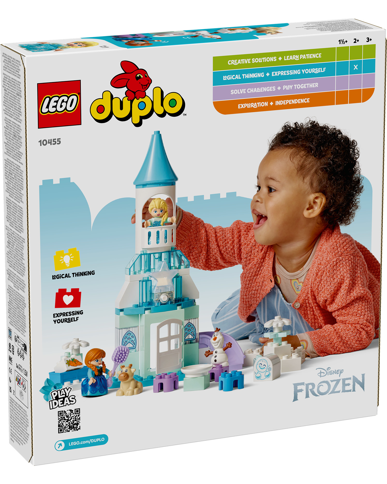 Junior Lego Frozen Palace 10455 Anna And Elsa's Frozen Castle