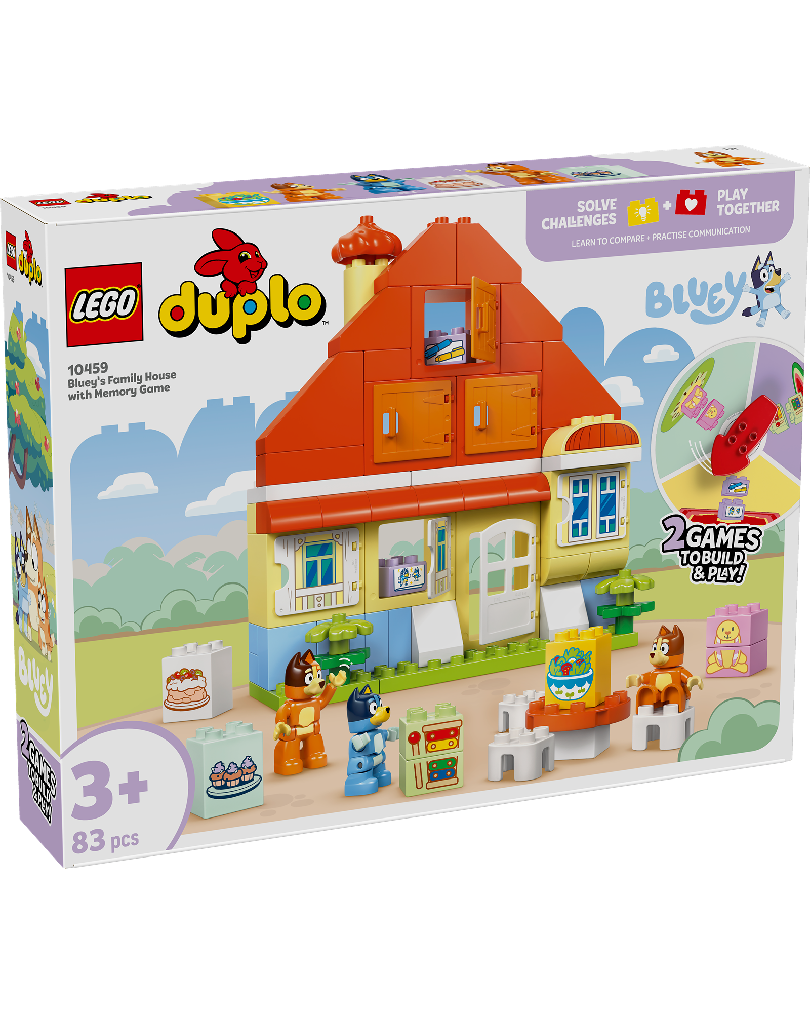10459 Bluey's Family House with Memory Game