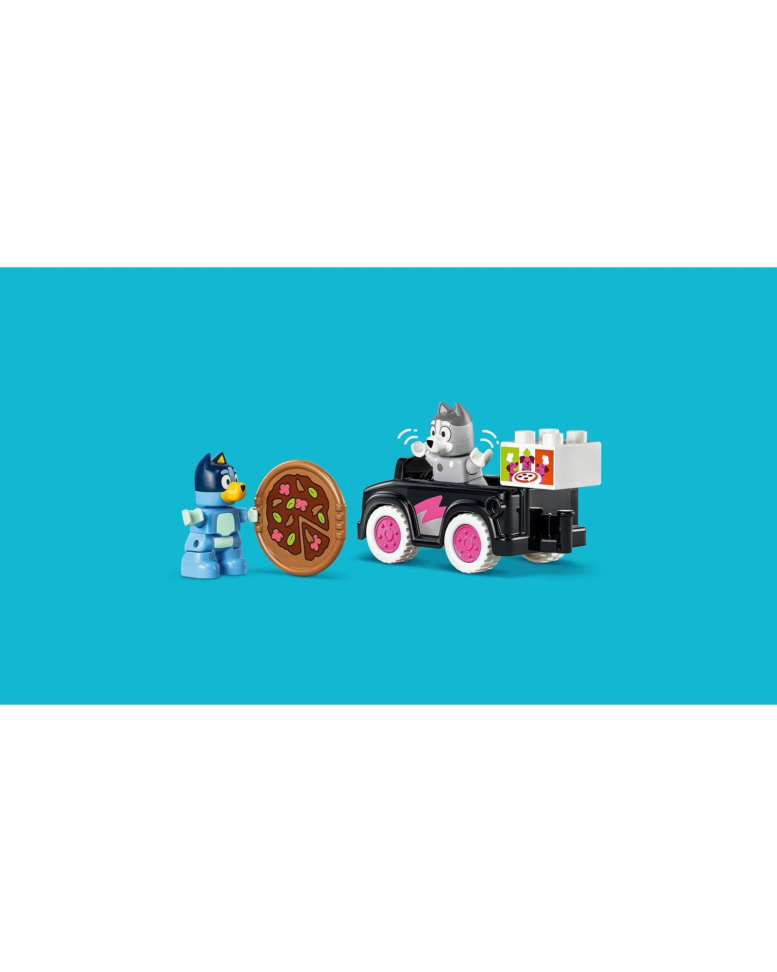 10469 Pizza Girls with Muffin and Bluey