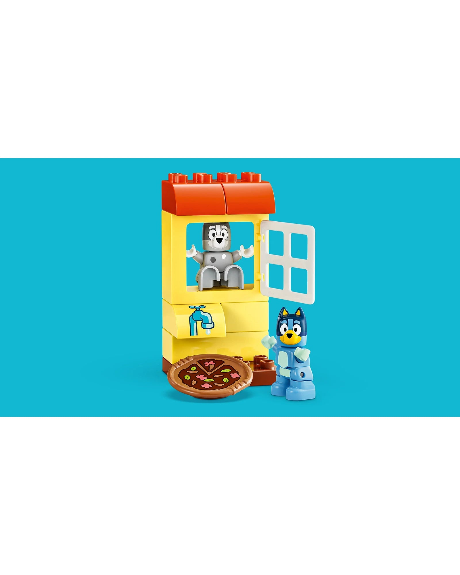 10469 Pizza Girls with Muffin and Bluey