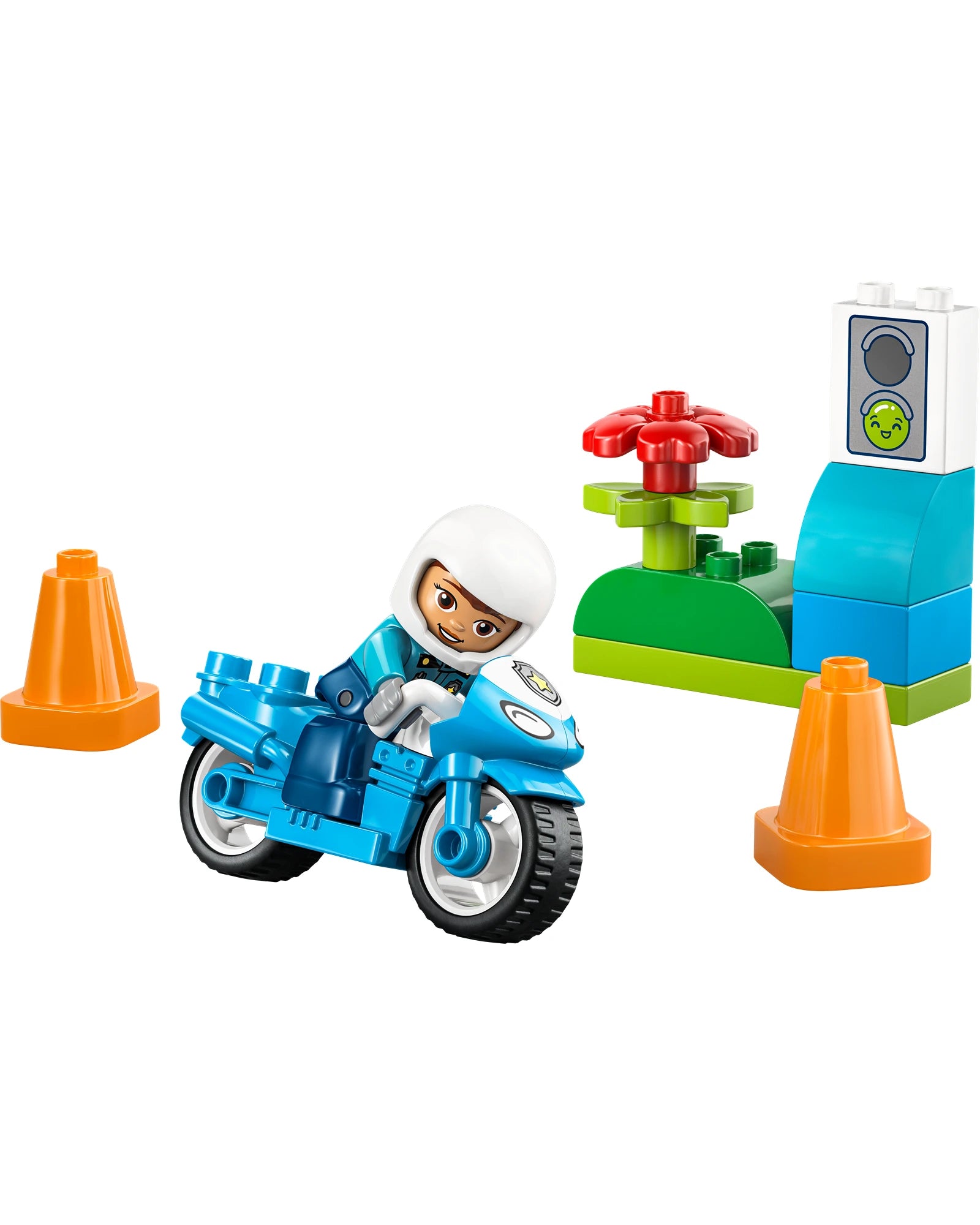 10471 Blue Police Motorcycle
