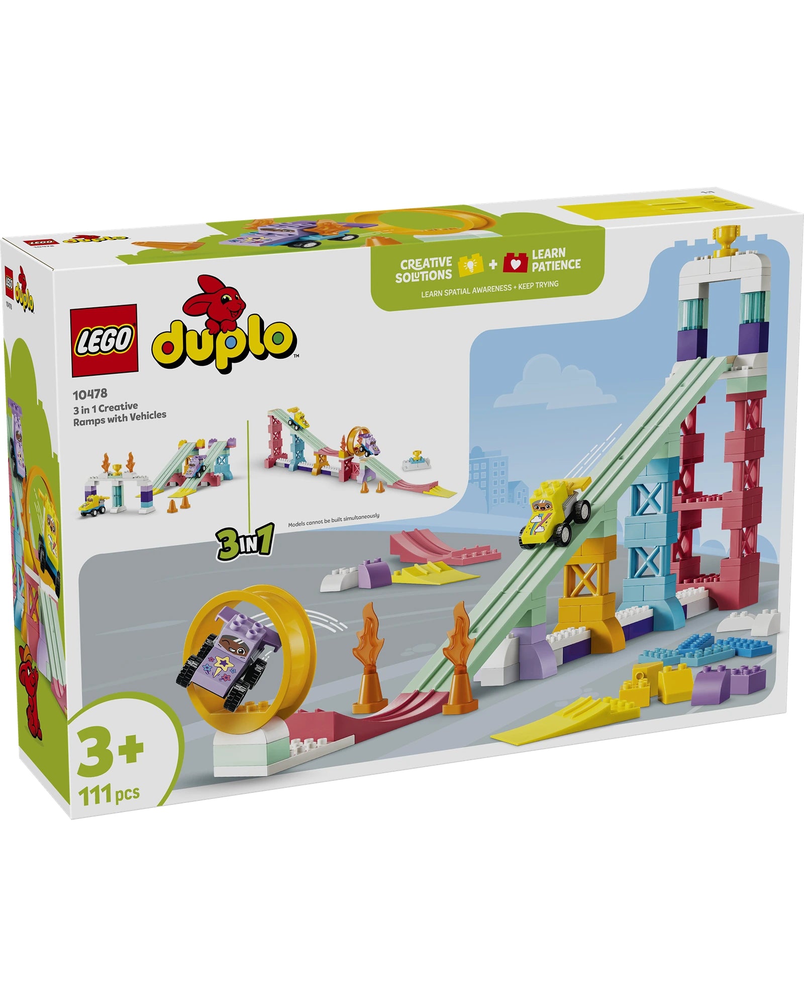 10478 3 in 1 Creative Ramps with Vehicles