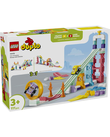 10478 3 in 1 Creative Ramps with Vehicles