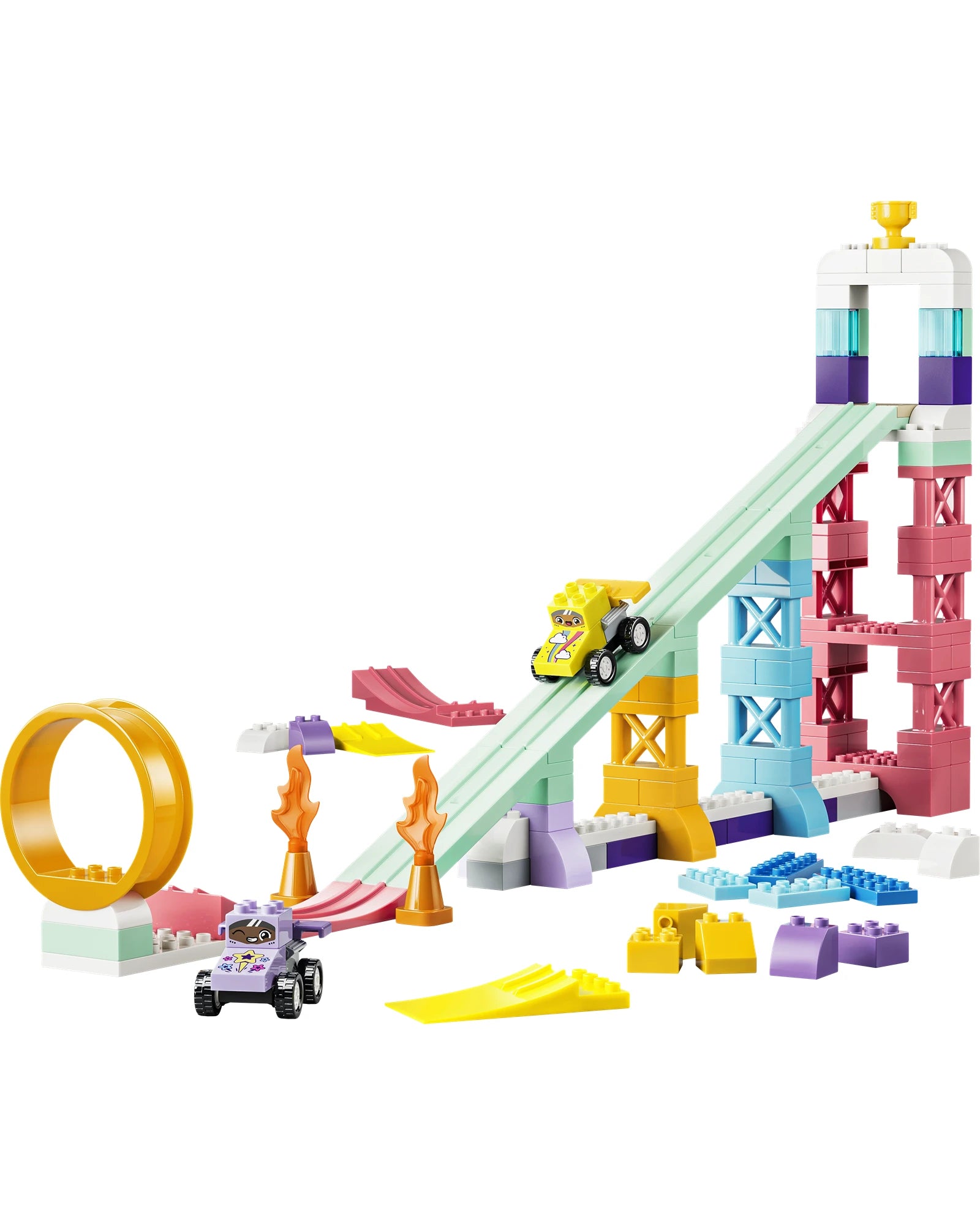 10478 3 in 1 Creative Ramps with Vehicles