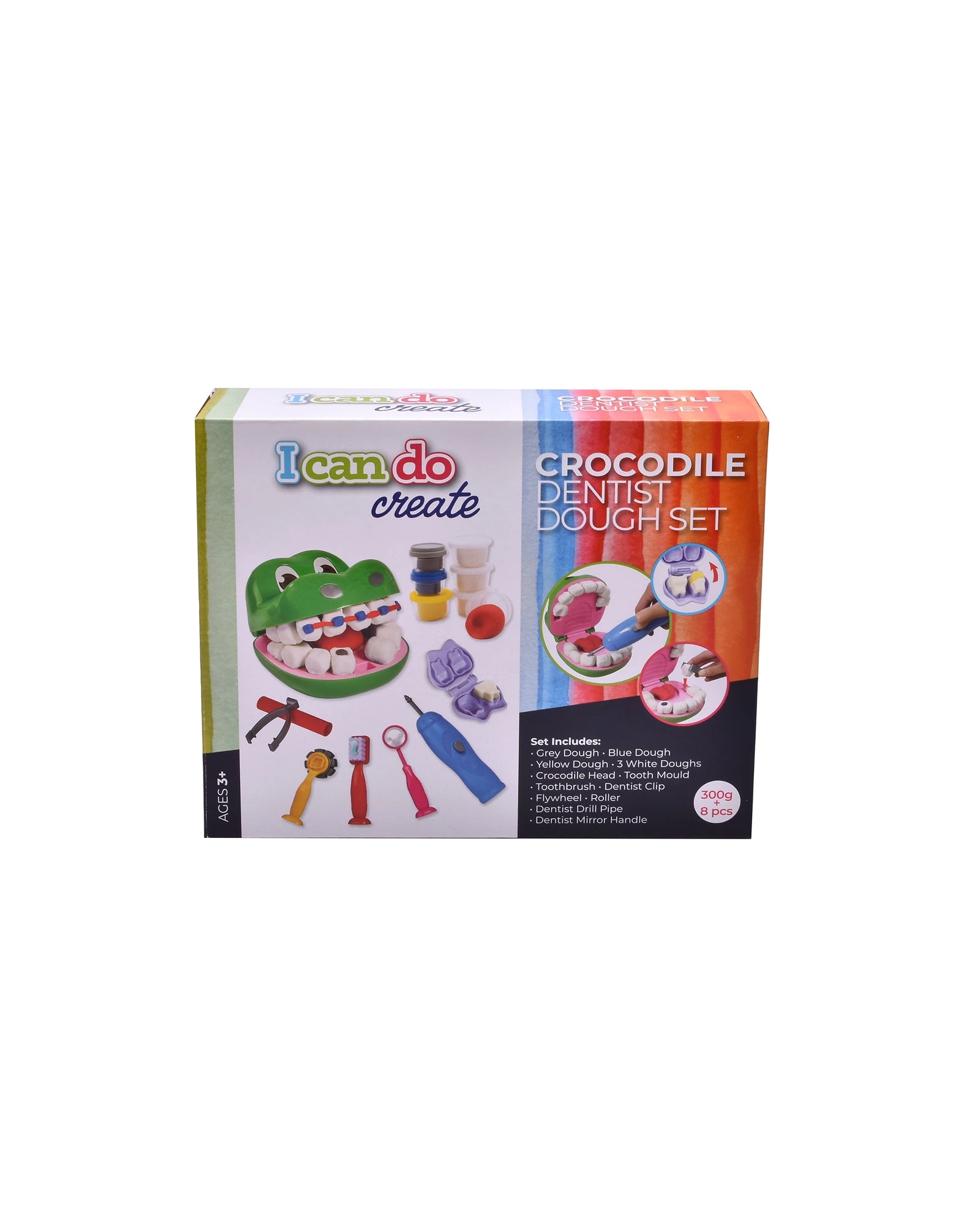Icando Crocodile Dentist Dough Playset
