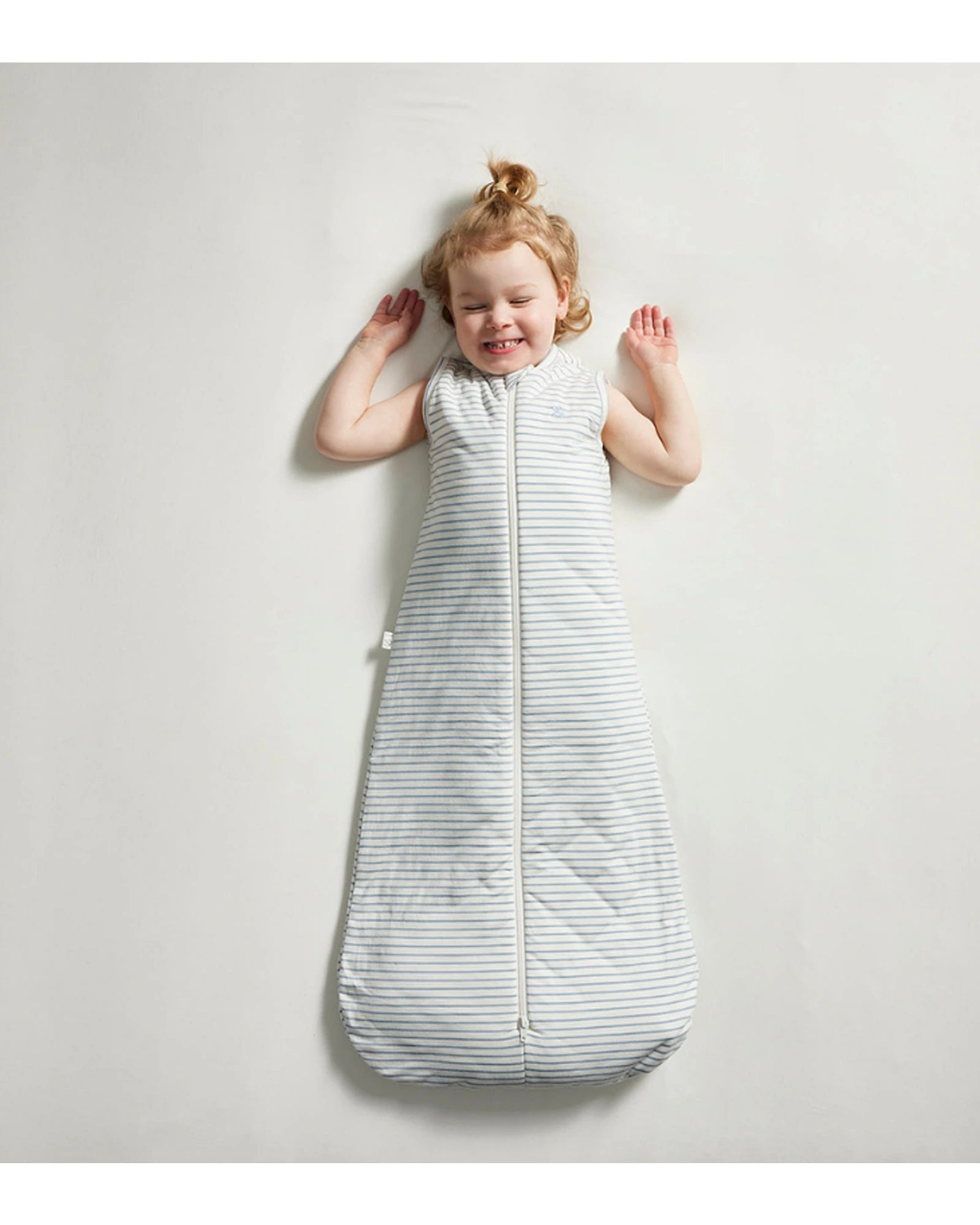 Grow Kindly 2.5 TOG Sleeping Bag - Dusk Blue Stripe