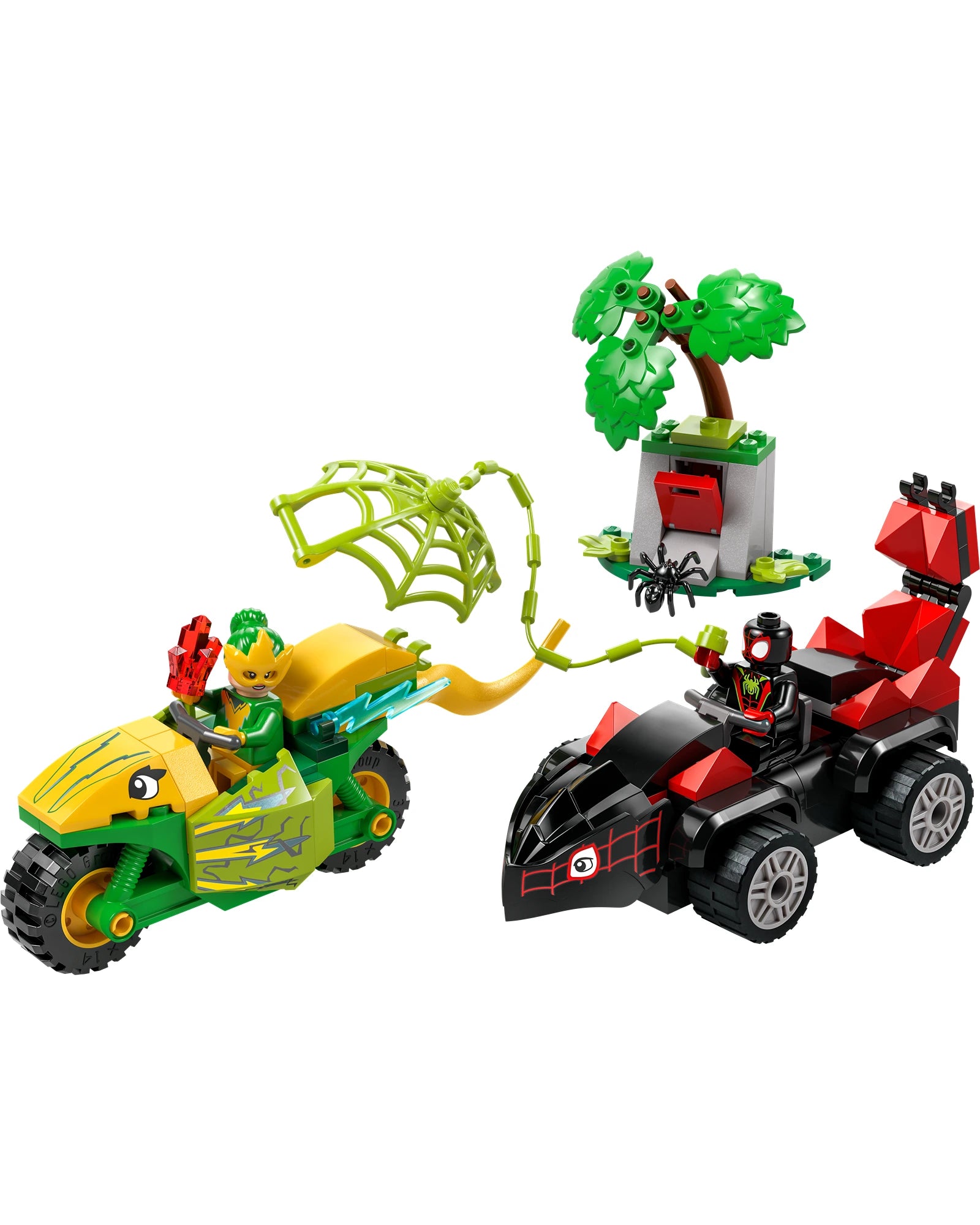 11198 Spin and Electro Dinosaur Vehicle Chase