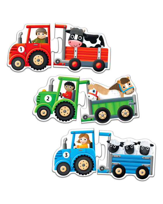 The Learning Journey My First Match It Tractors & Trailers