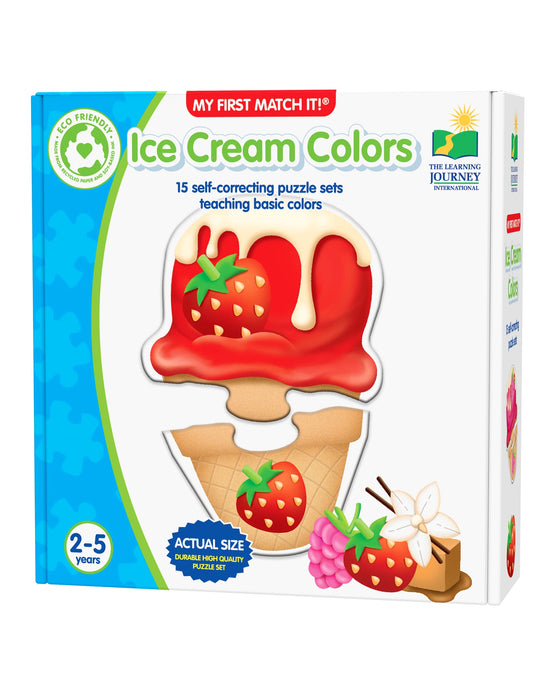 The Learning Journey My First Match It Ice Cream Colors