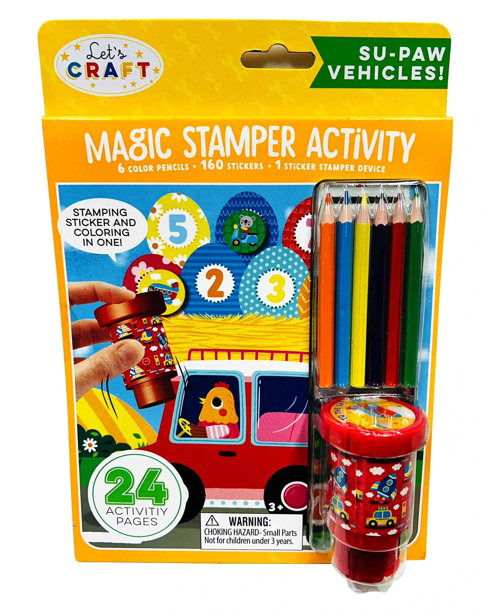 Magic Stamper Activity - Vehicles
