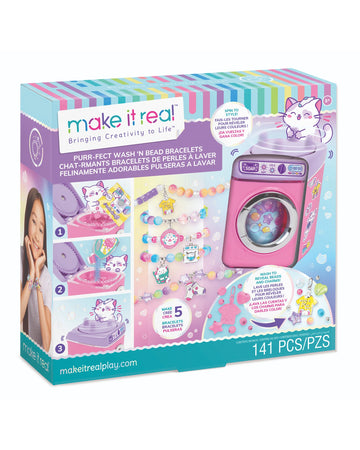 Purrfect Wash N Bead DIY Bracelet Set