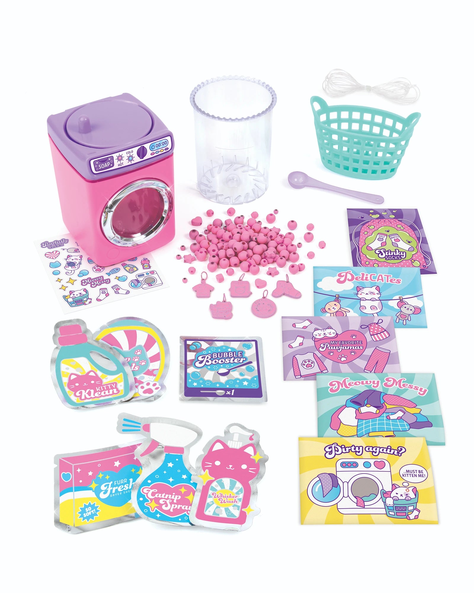 Purrfect Wash N Bead DIY Bracelet Set