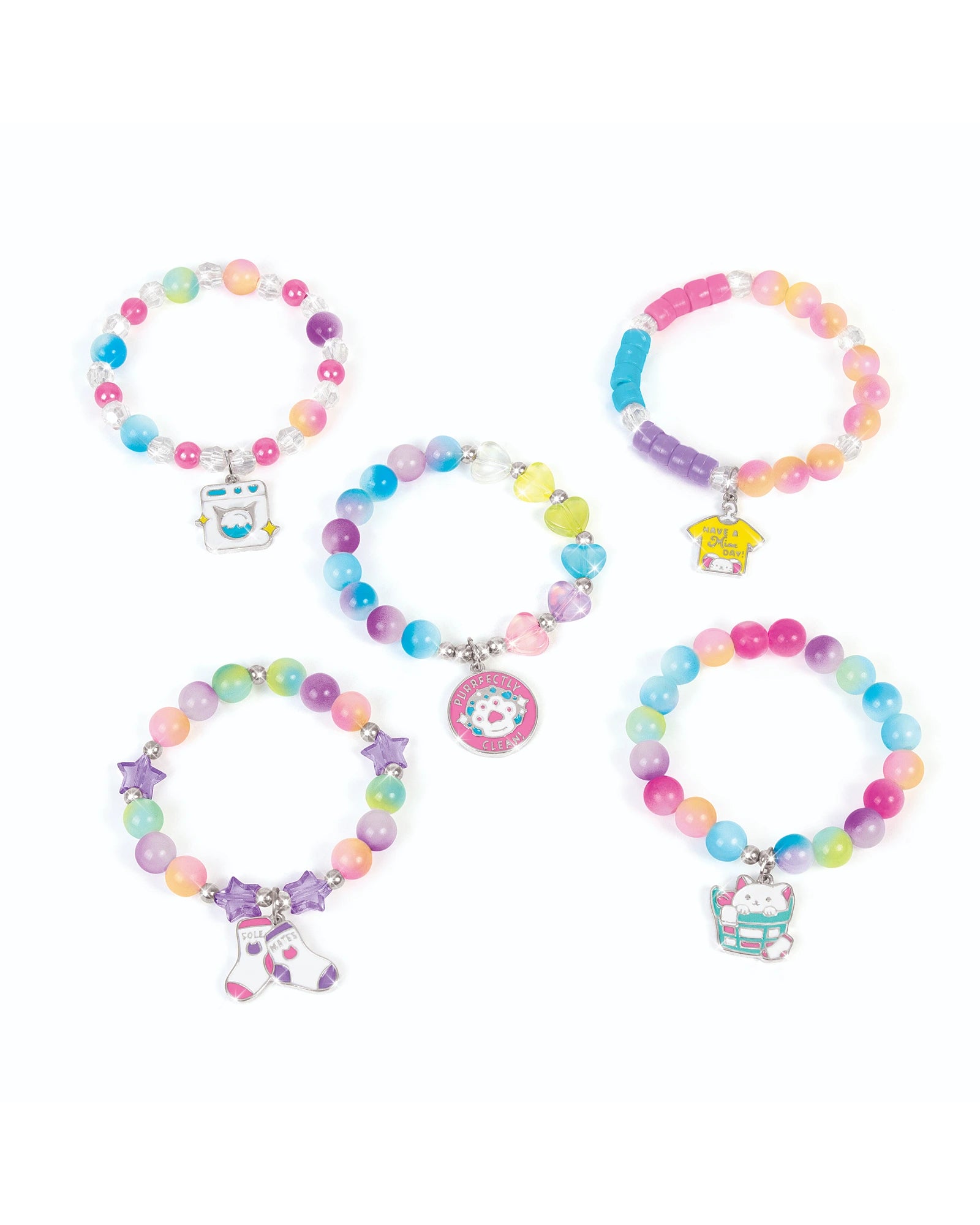 Purrfect Wash N Bead DIY Bracelet Set