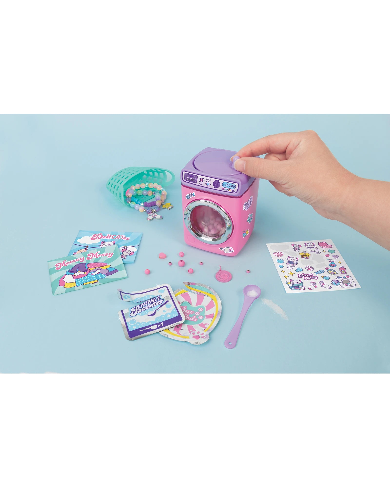 Purrfect Wash N Bead DIY Bracelet Set