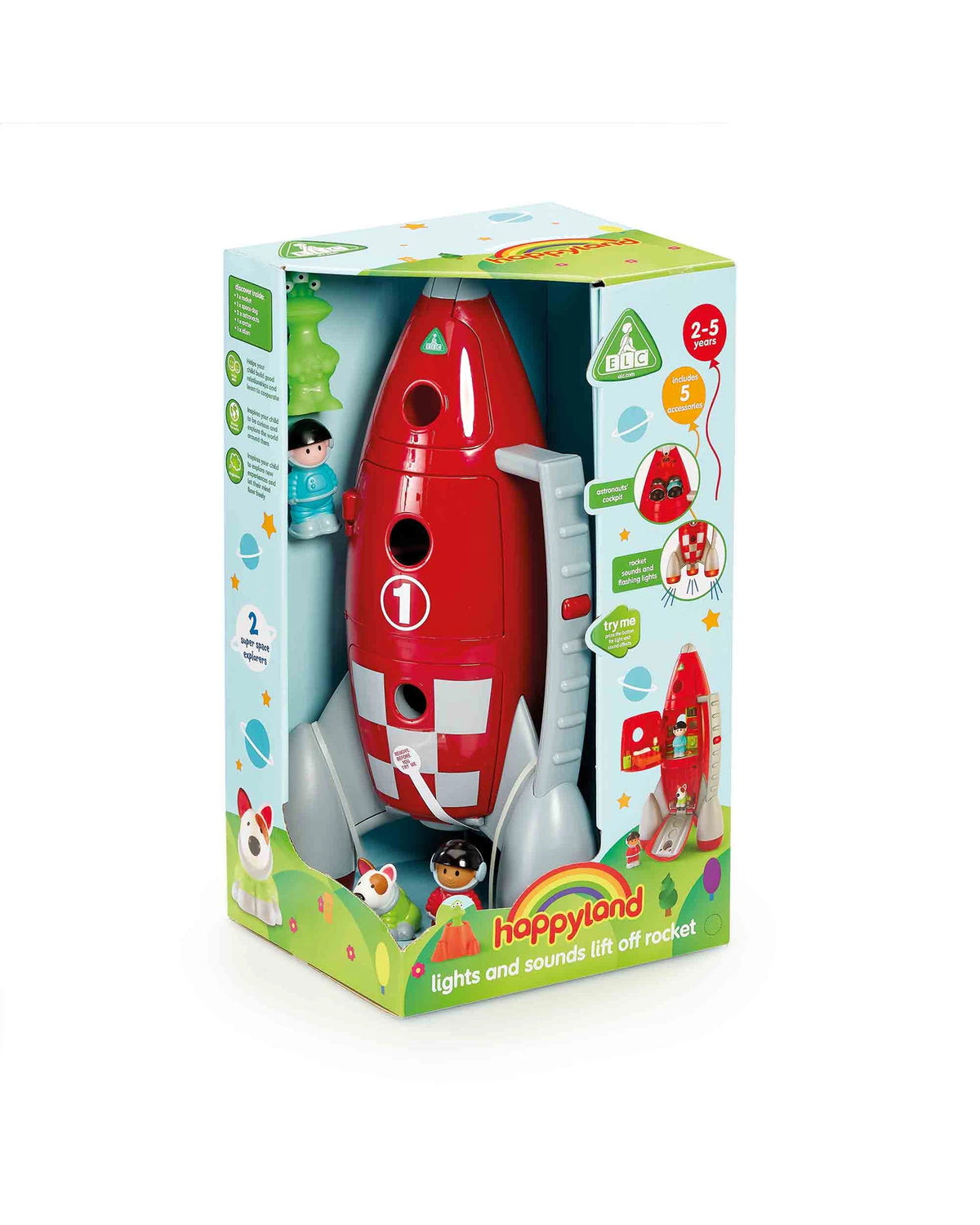 Happyland Lights And Sounds Lift Off Rocket