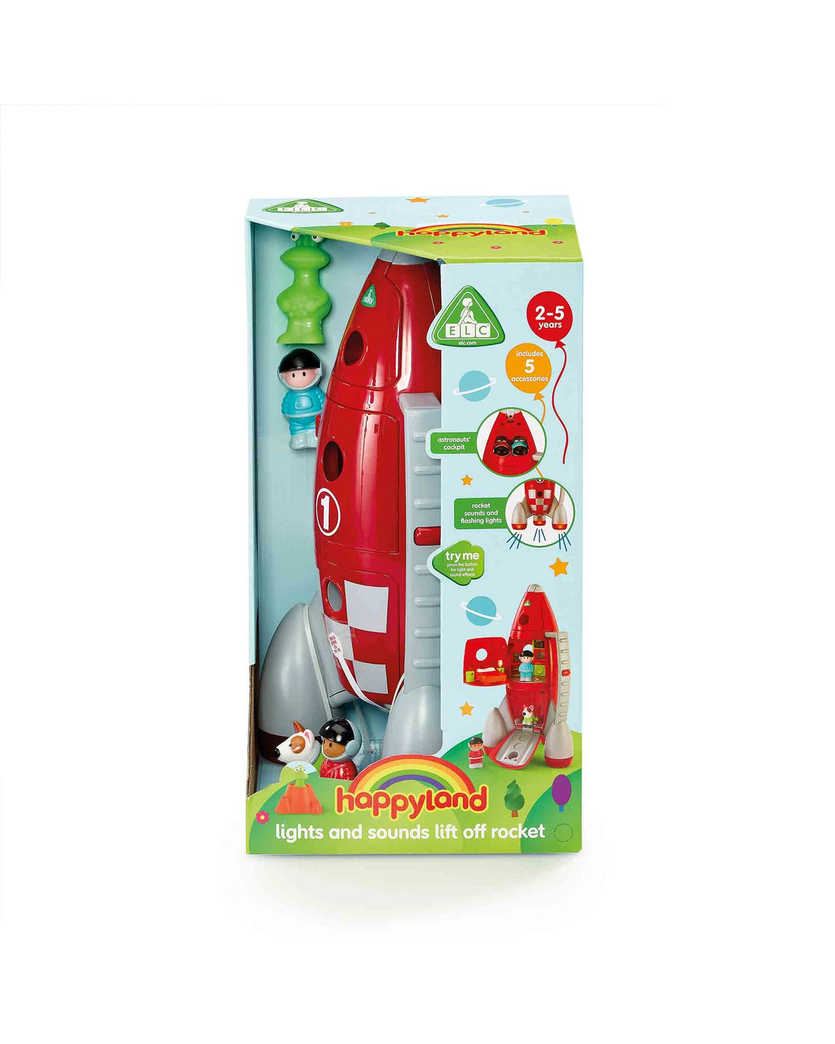 Happyland Lights And Sounds Lift Off Rocket