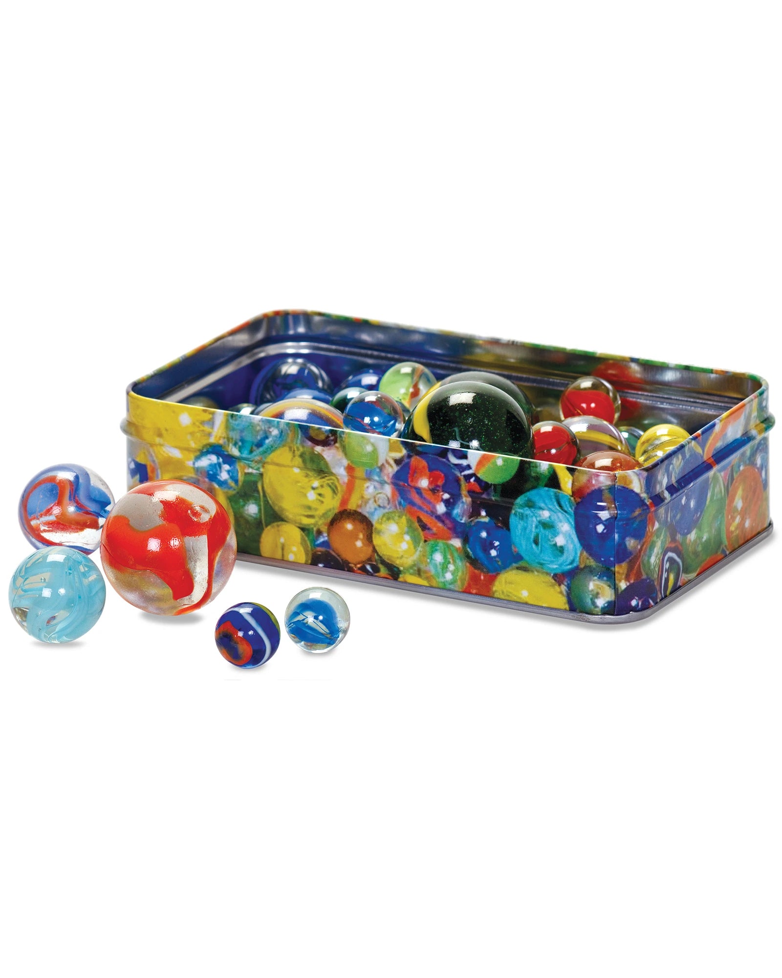 Fizz Fun Marbles in Tin