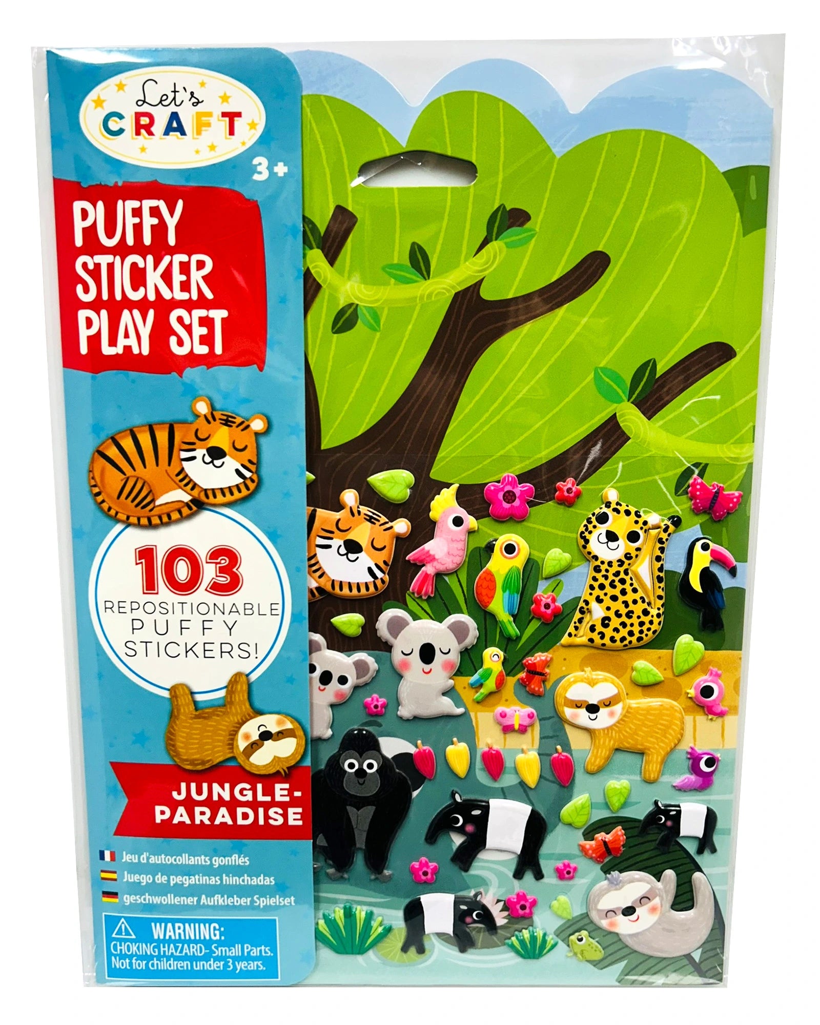 Puffy Sticker Play Set - Jungle Paradise