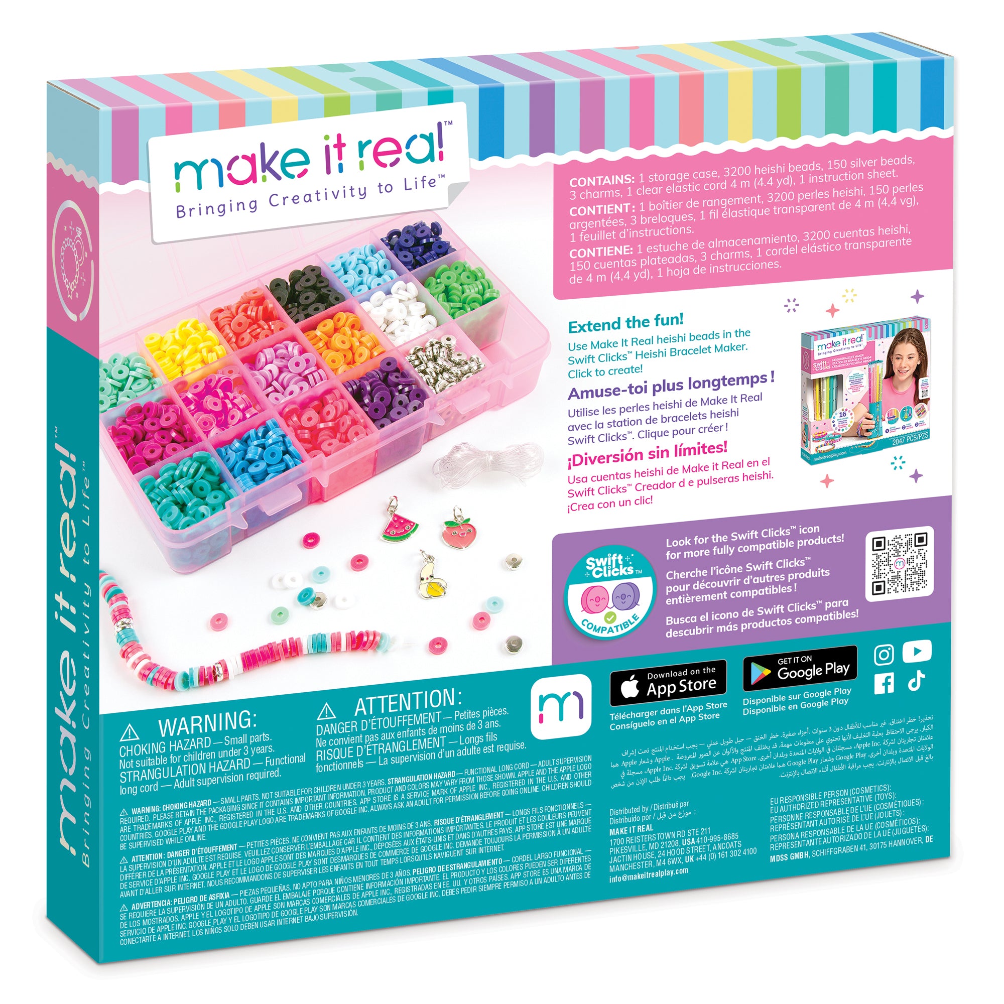 Heishi Bead Kit - Swift Click Compatible