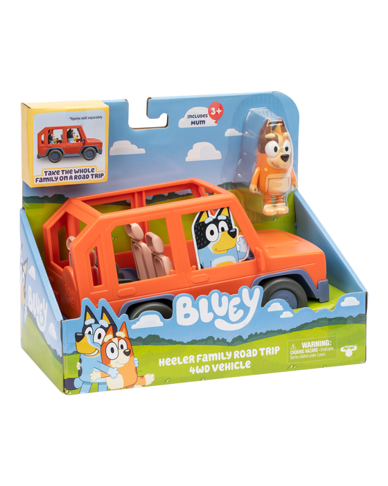 Bluey S11 Heeler Family Road Trip 4Wd Vehicle