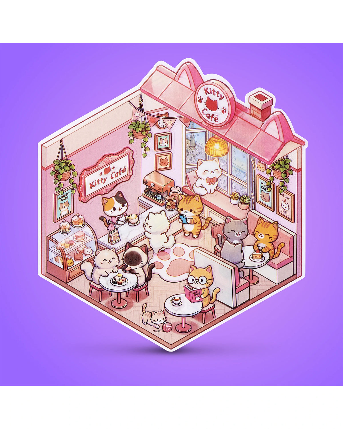 ZURU Sticker Therapy Kawaii Kitties