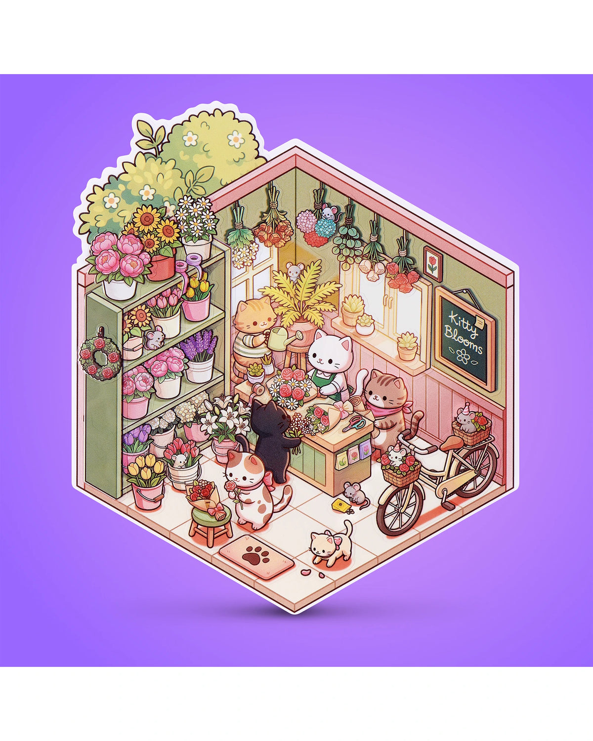 ZURU Sticker Therapy Kawaii Kitties