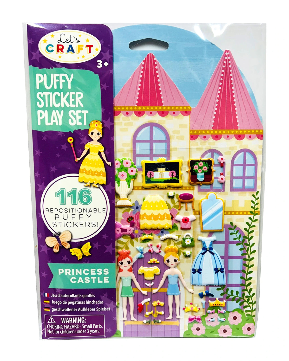 Puffy Sticker Play Set - Princess Castle