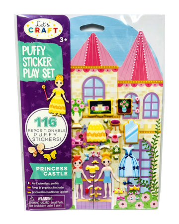 Puffy Sticker Play Set - Princess Castle