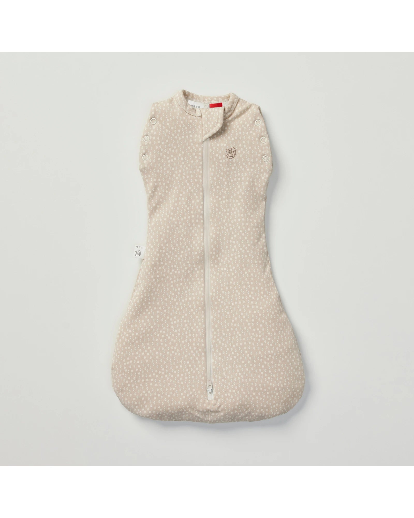 Grow Kindly 1.0 TOG Swaddle Sleeping Bag - Oat Little Pod