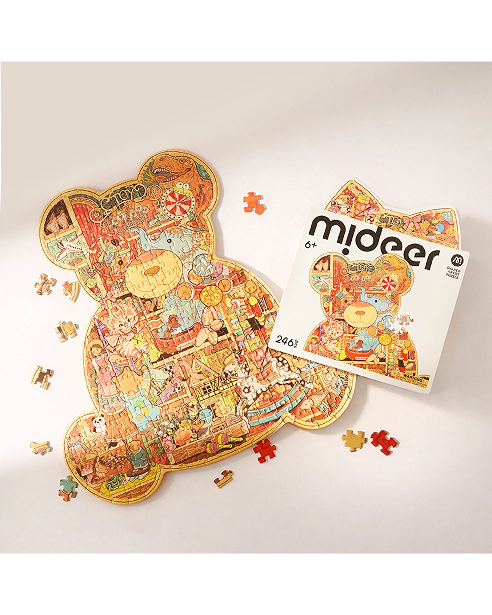 mideer Shaped Artist Puzzle - Bears Home