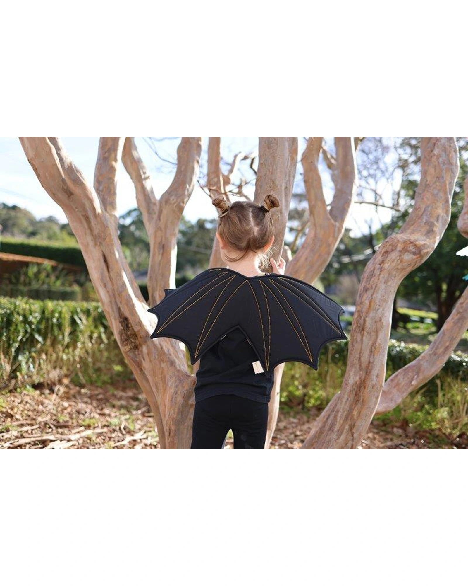 Fabelab - Dress up - Wings - Bat Black, 65 cm